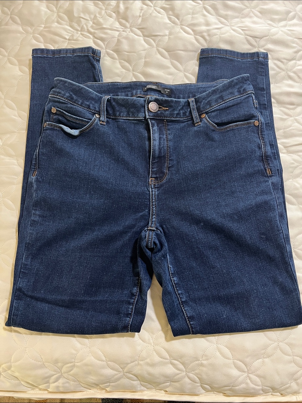 Simply Vera Vera Wang Dark Blue Skinny Stretchy Jeans